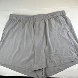 DSG Men's Light Gray Shorts 2XL Inseam‎ 5" Built In Brief 744